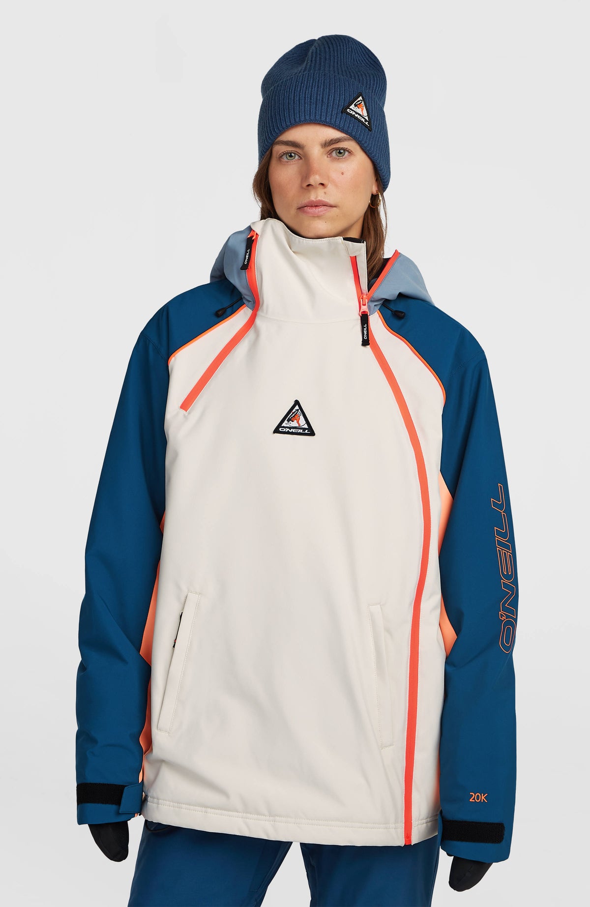 FWC'Play Asymmetric Snow Jacket | Murky Water Colour Block