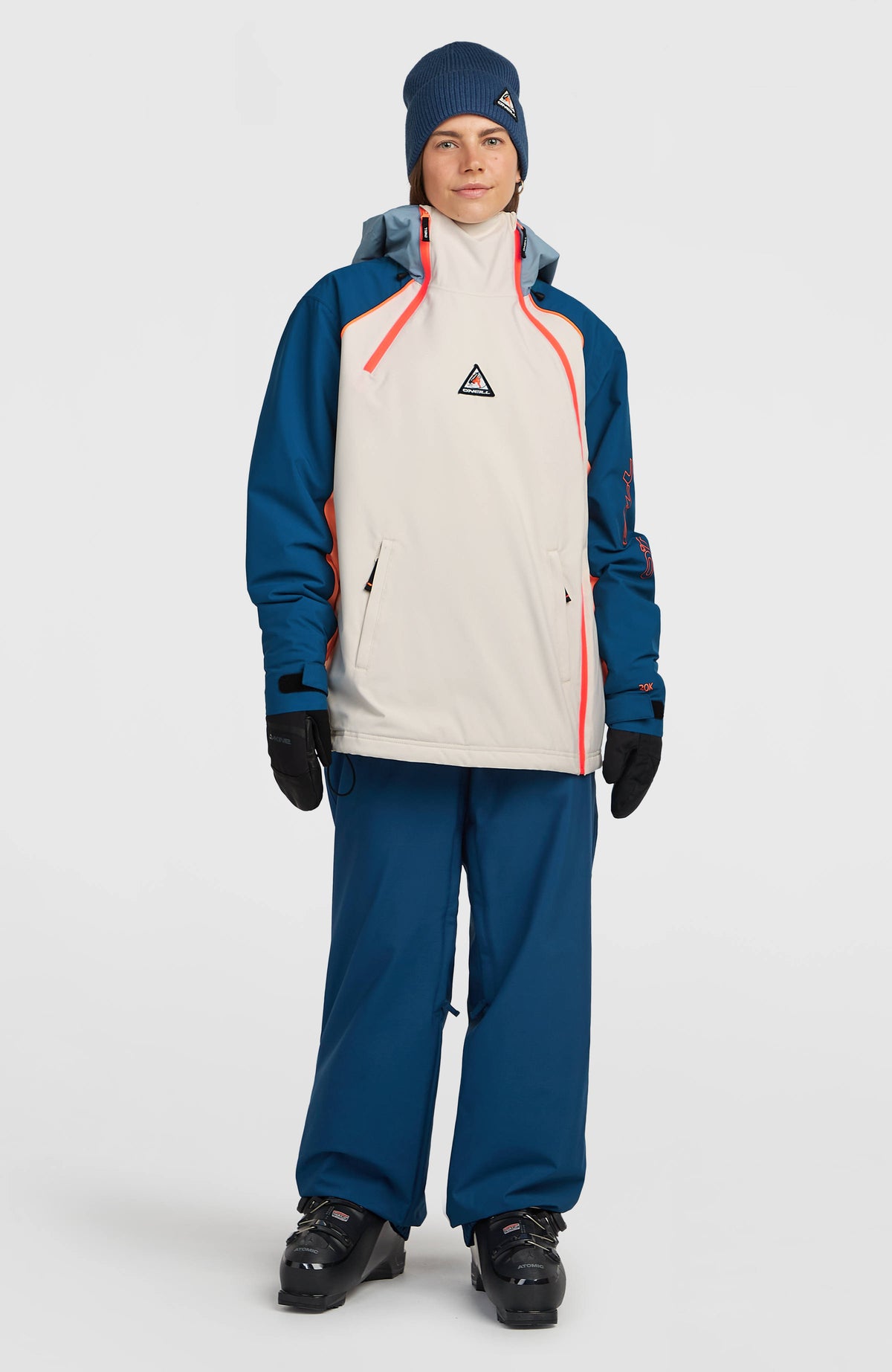 FWC'Play Asymmetric Snow Jacket | Murky Water Colour Block