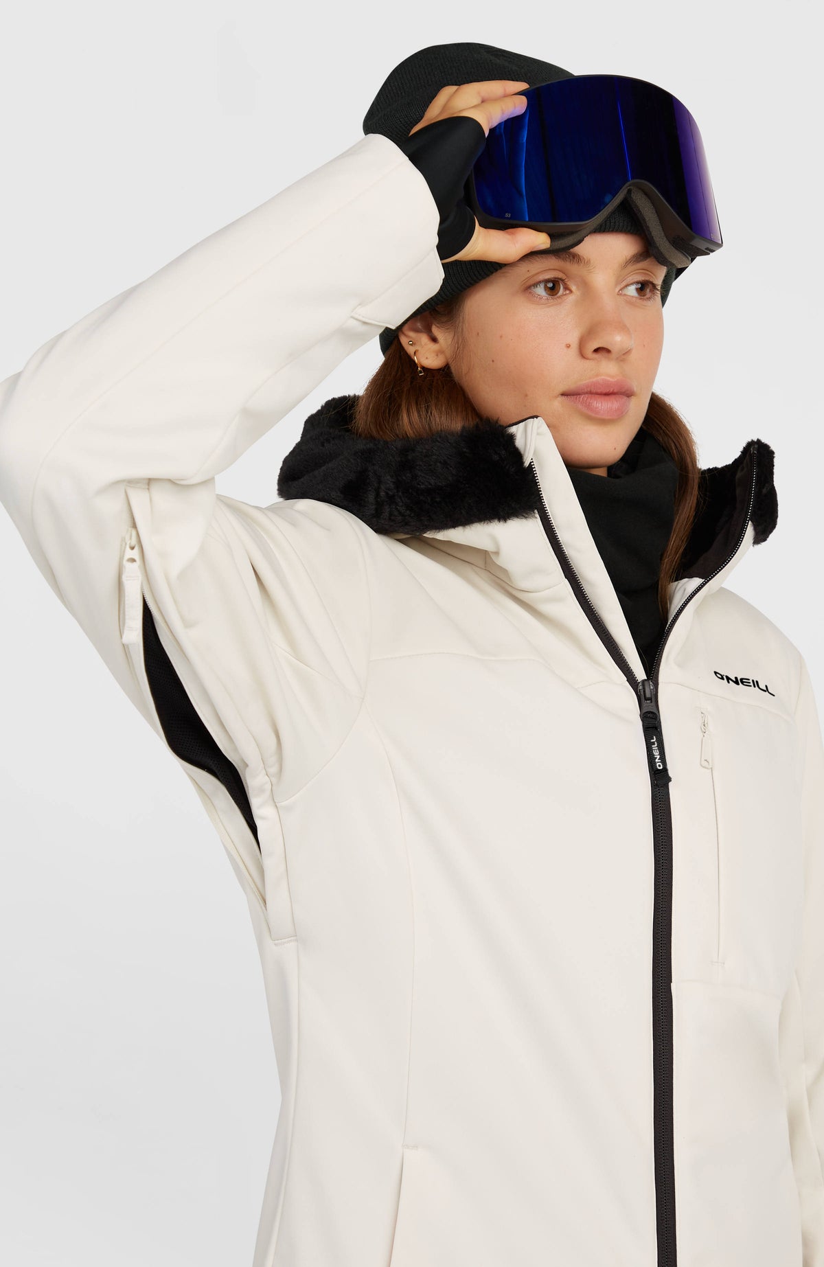 FWC'Cruz Softshell Snow Jacket | Linen White