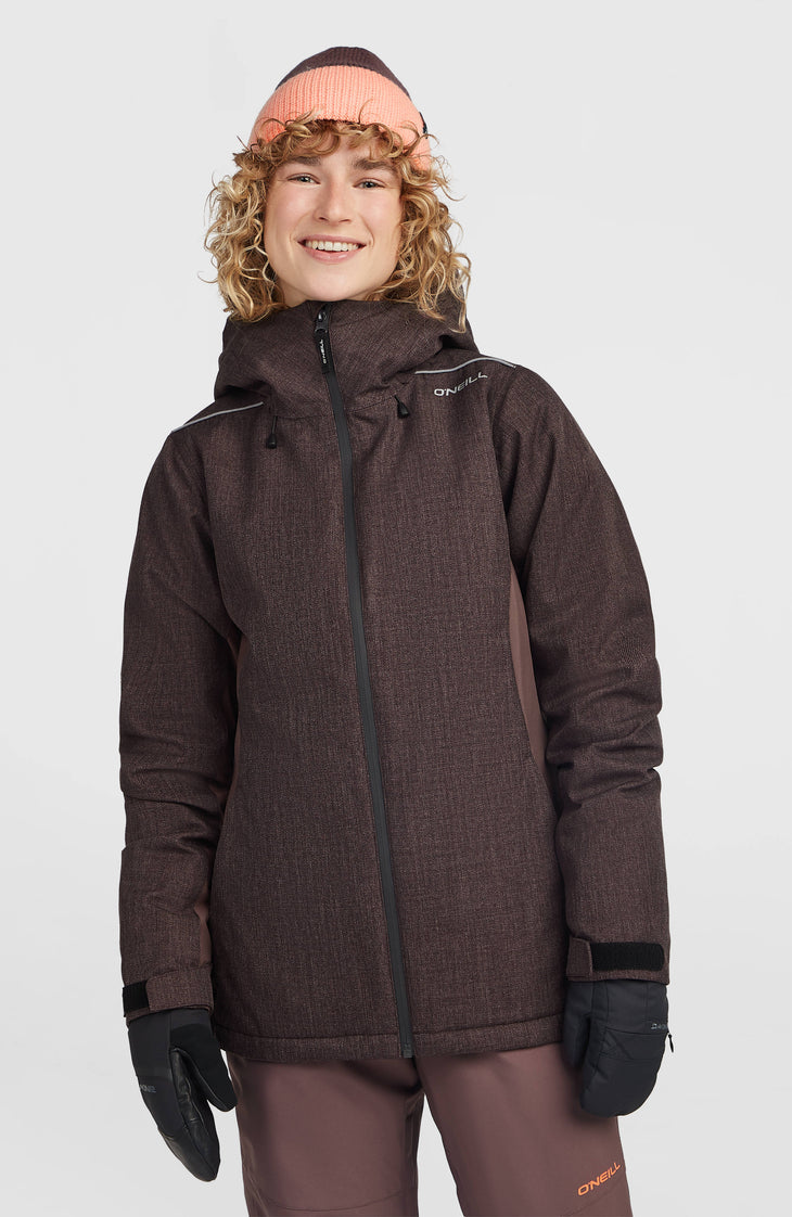 FWC'Cruz Melange Snow Jacket | Purple Gray