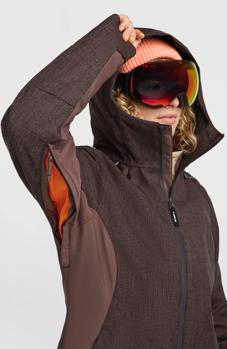 FWC'Cruz Melange Snow Jacket | Purple Gray