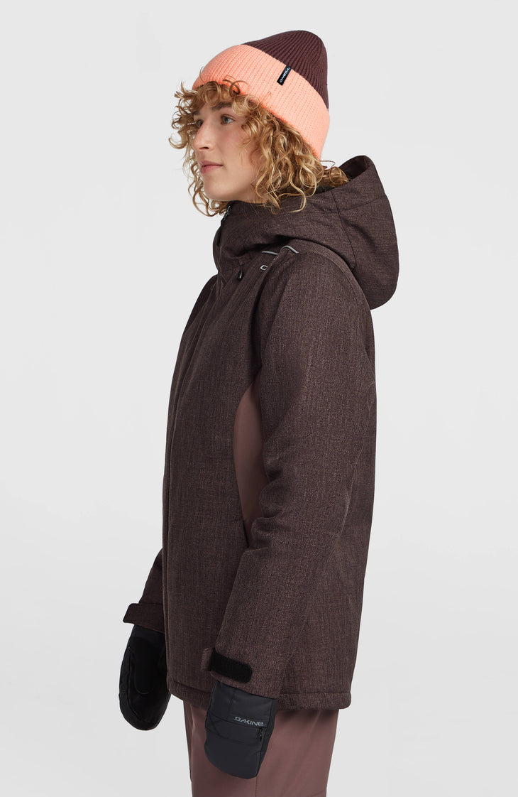 FWC'Cruz Melange Snow Jacket | Purple Gray