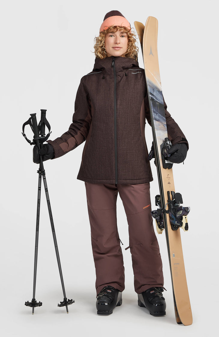 FWC'Cruz Melange Snow Jacket | Purple Gray