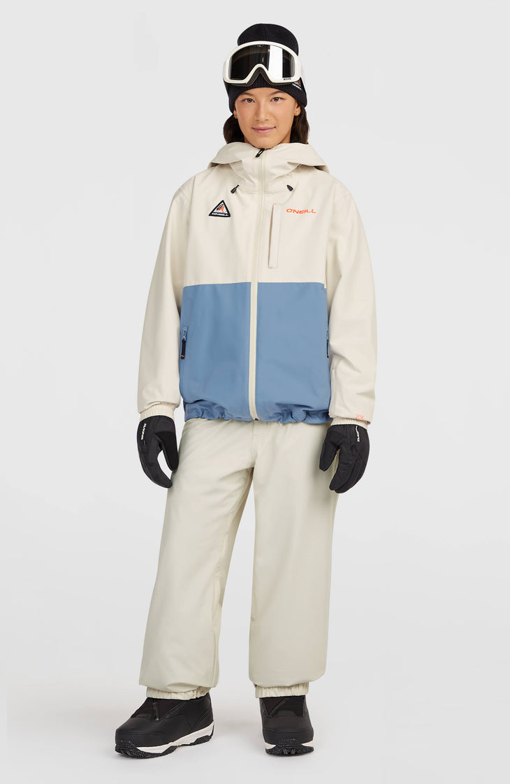 FWC'Play Park Snow Jacket | Linen White Colour Block