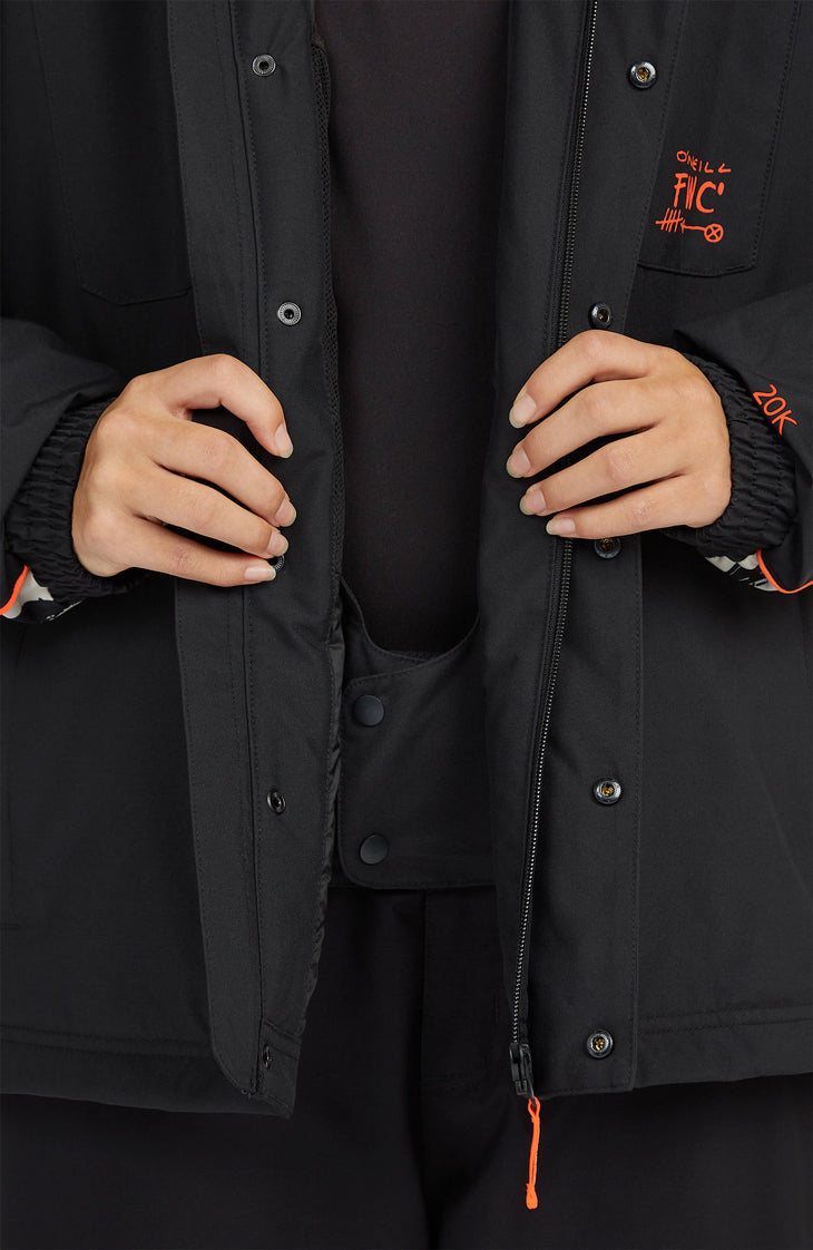 FWC'Play Shacket Snow Jacket | Black Out