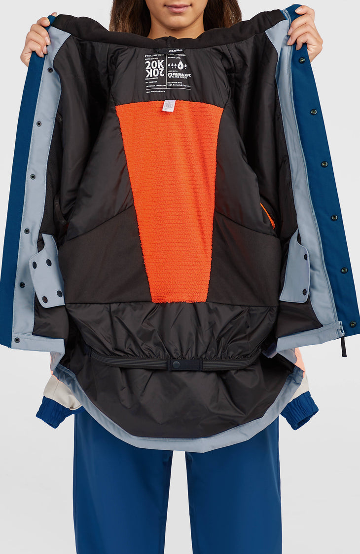 FWC'Play Shacket Snow Jacket | Regal Blue Colour Block
