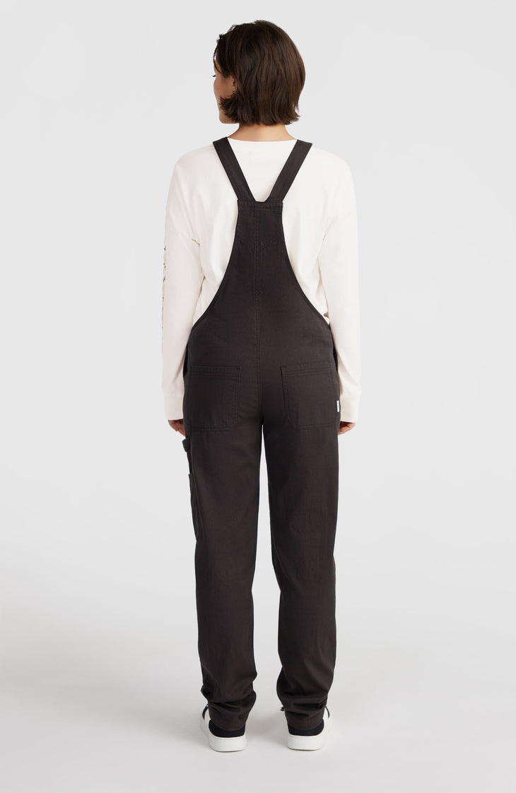 Twill Dungarees | Black Out