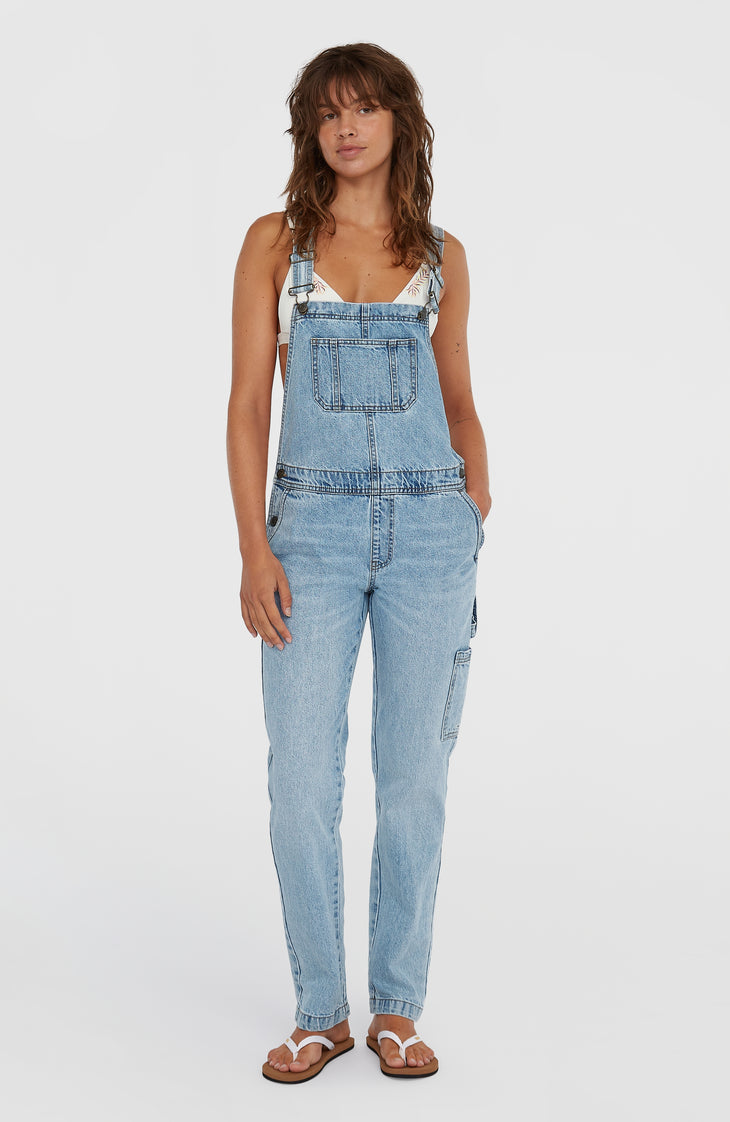 Essentials Twill Dungaree | Denim Blue