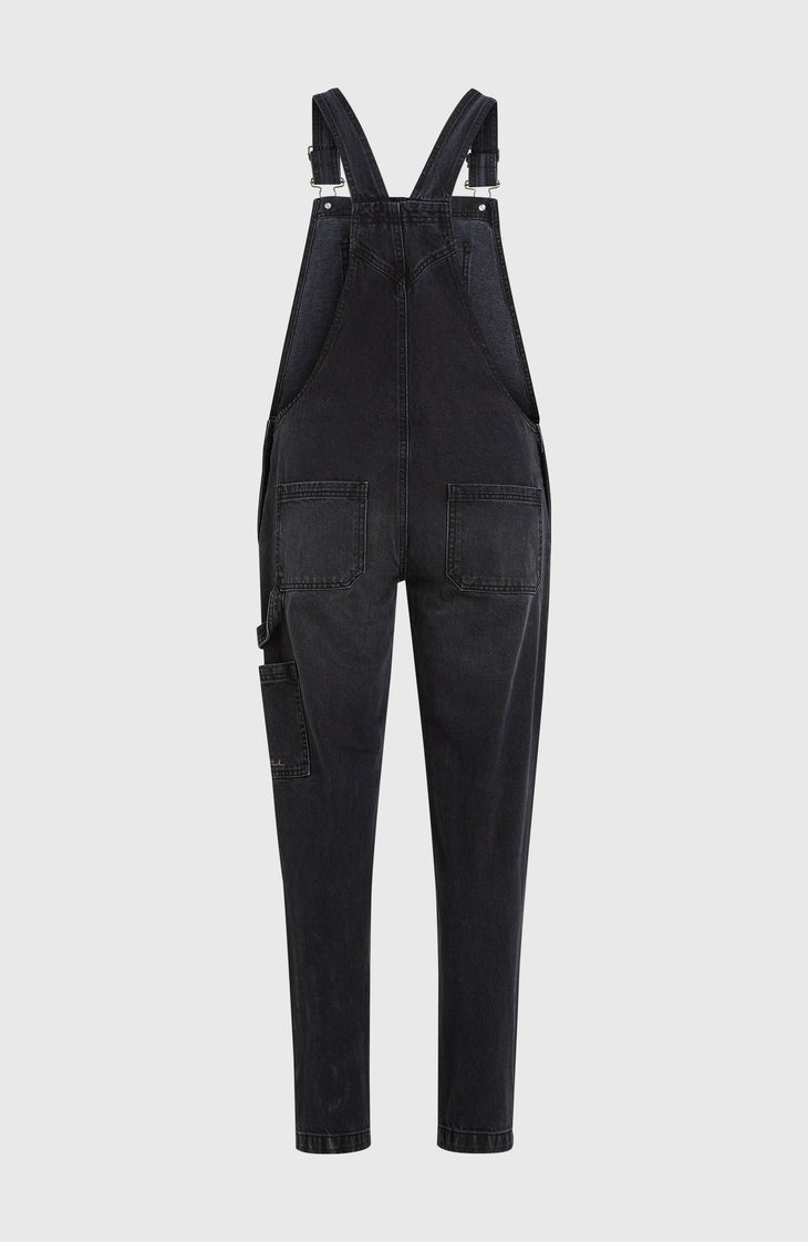 Essentials Twill Dungaree | Black Out