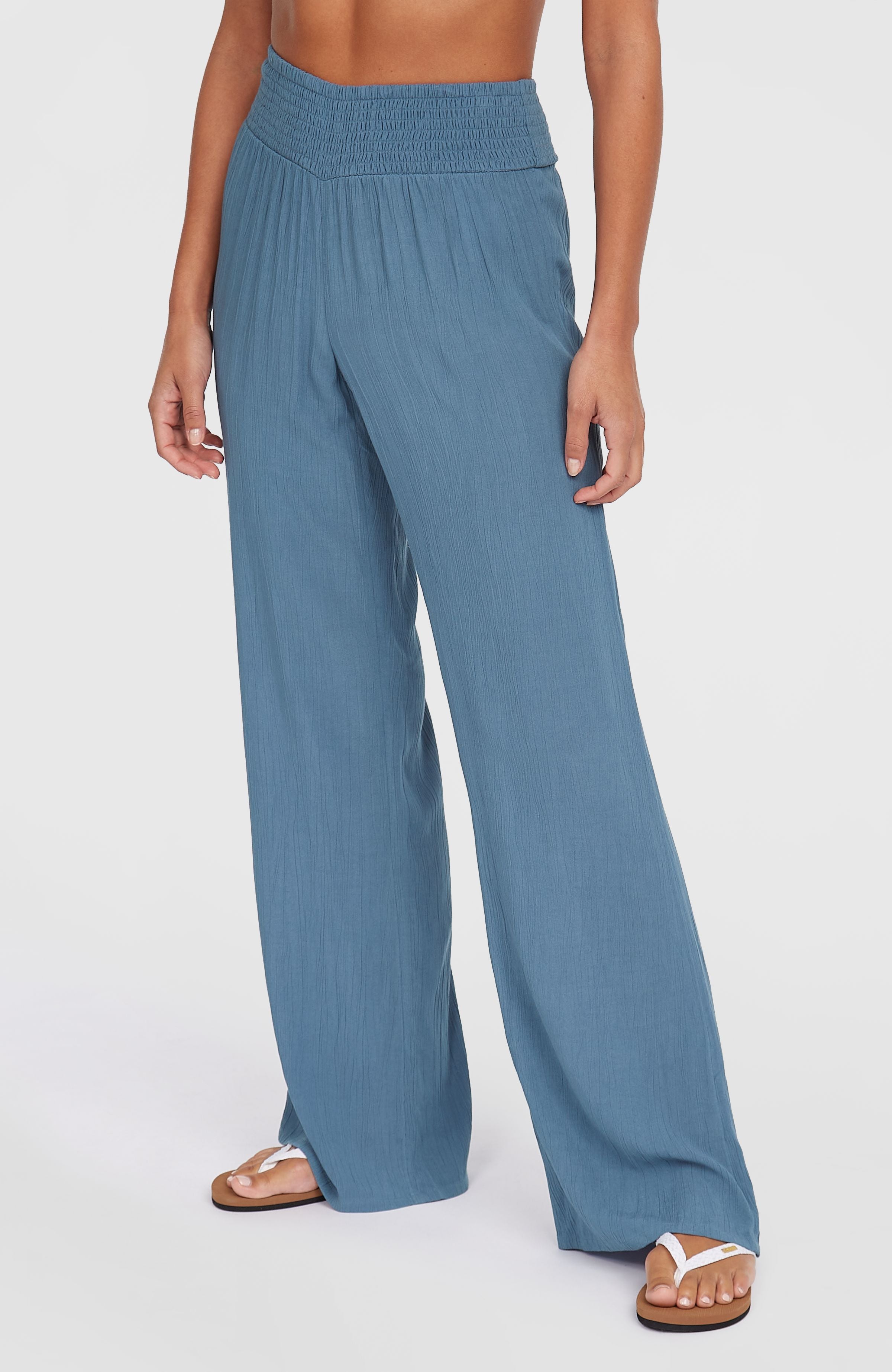 Smocked Waist Trouser