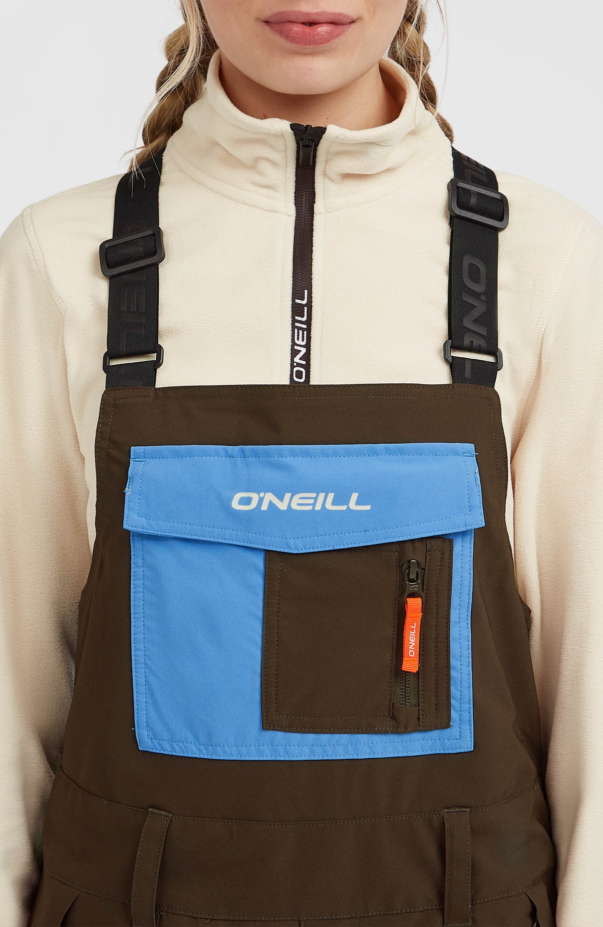 FWC'Peak Bib Snow Pants | Coffee Bean Colour Block