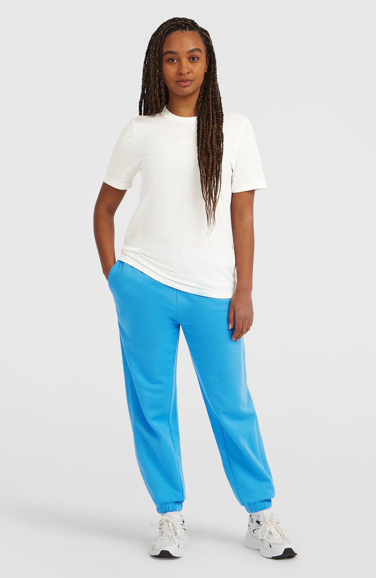 Essentials Script Sweatpants | Blue Poppy