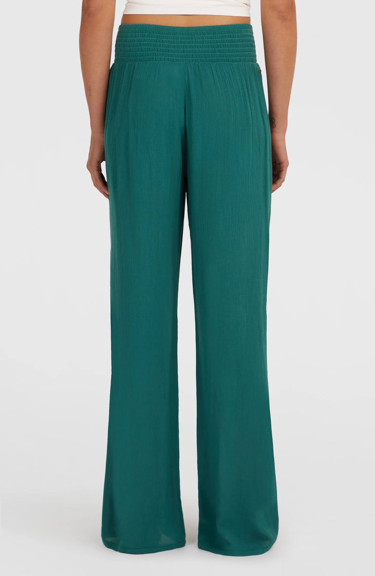 Johnny Smocked Waist Pants | Botanical Heat