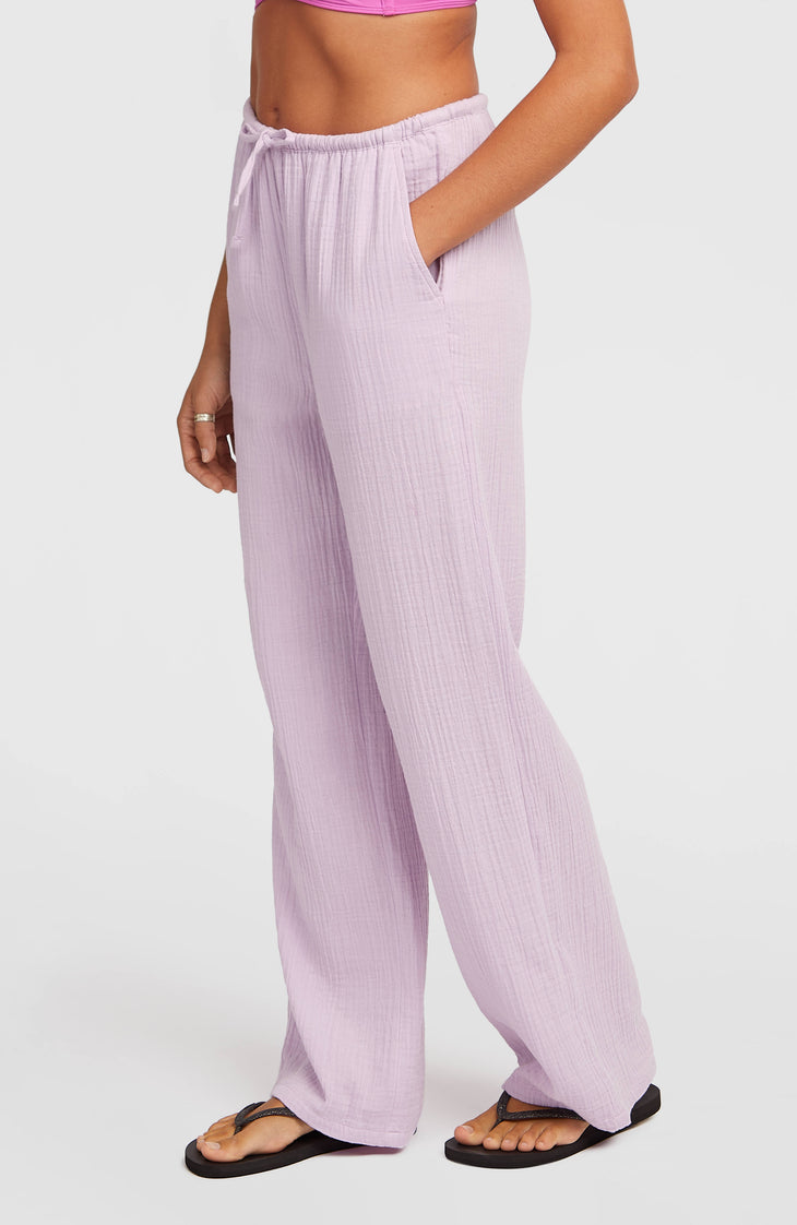 Brenda Structured Pants | Pale Lavender