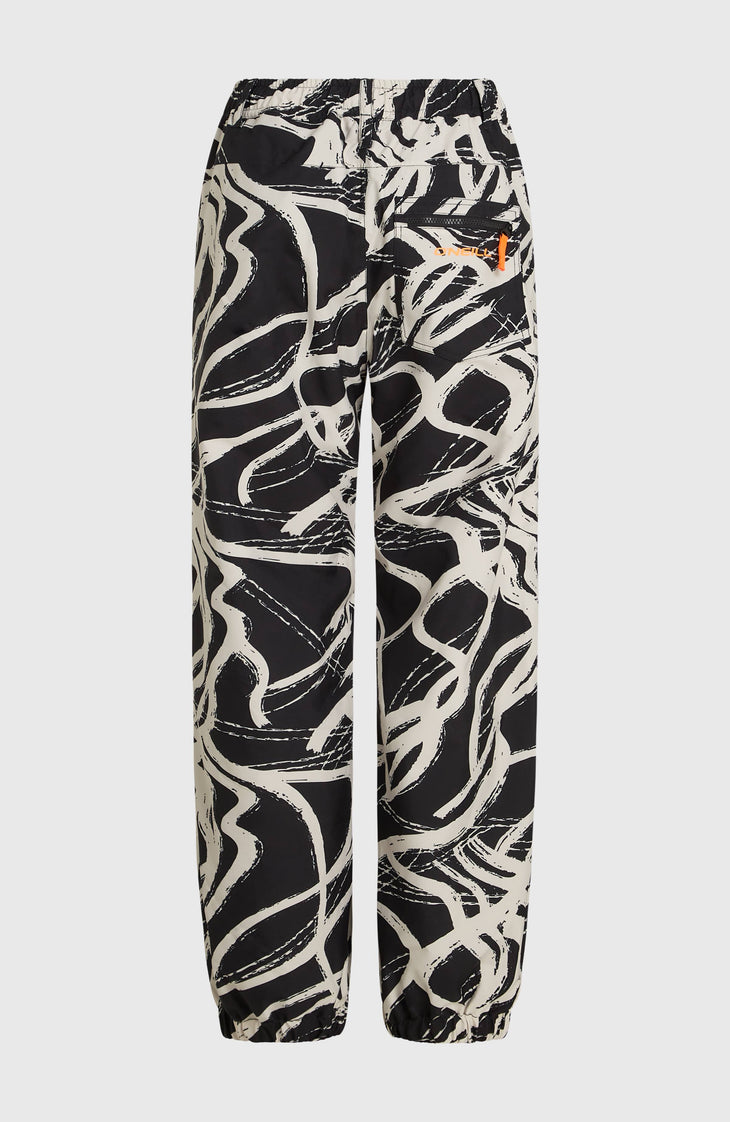 FWC Oversized Snow Pants | White Snowtracks