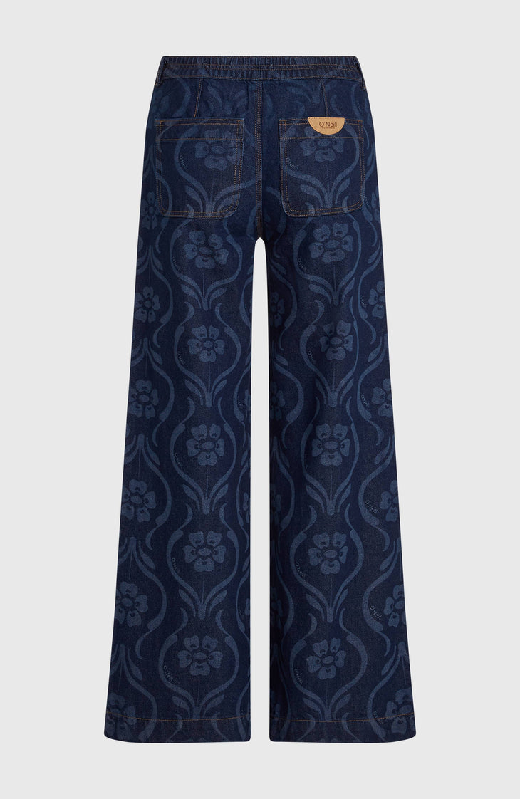 O'Riginals Denim Pants | Blue Artdeco Floral Jean