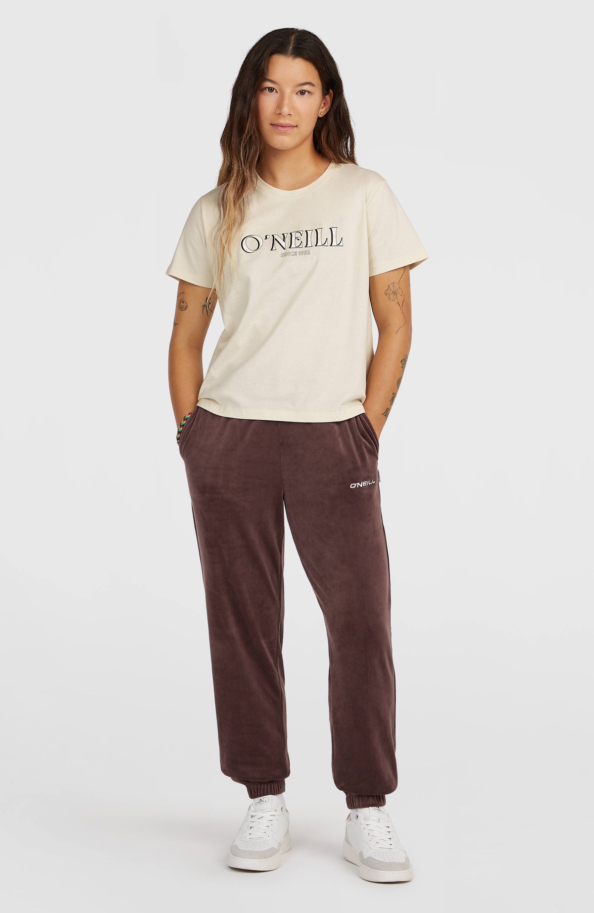 FWC'Cruz Velour Sweatpants | Purple Gray