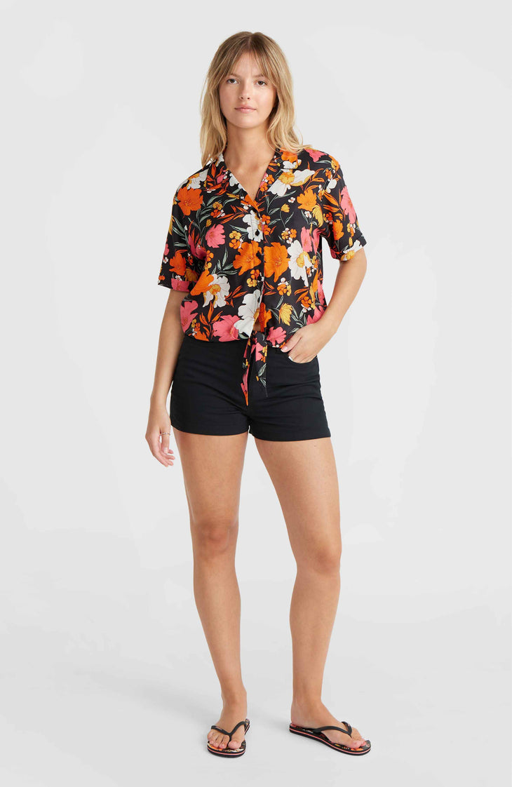 Essentials Stretch Five Pocket Shorts | Black Out