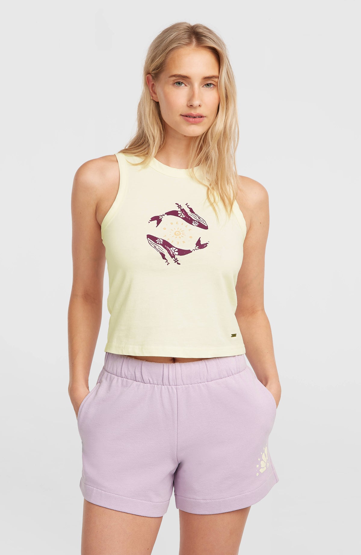 Women Of The Wave Sweatshorts | Pale Lavender