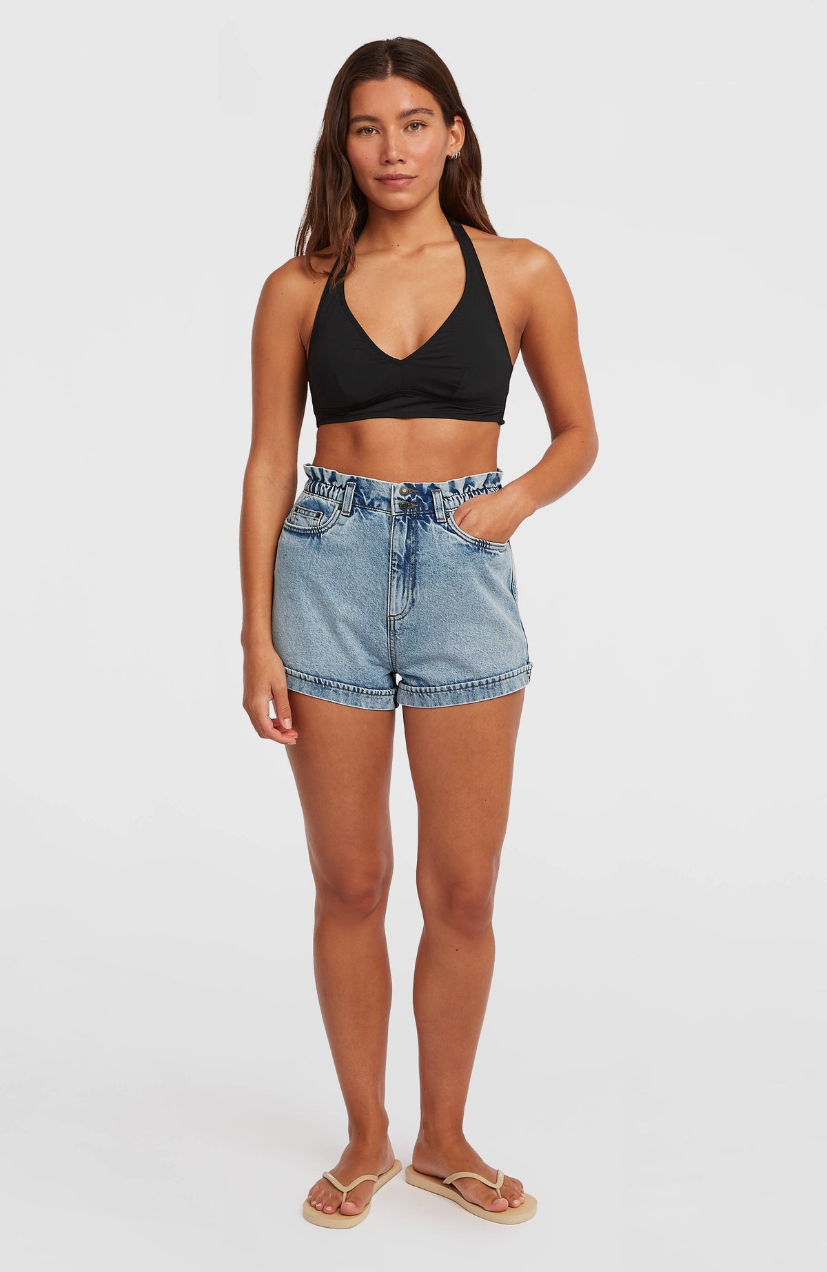 Tasia Denim Shorts | Denim Blue