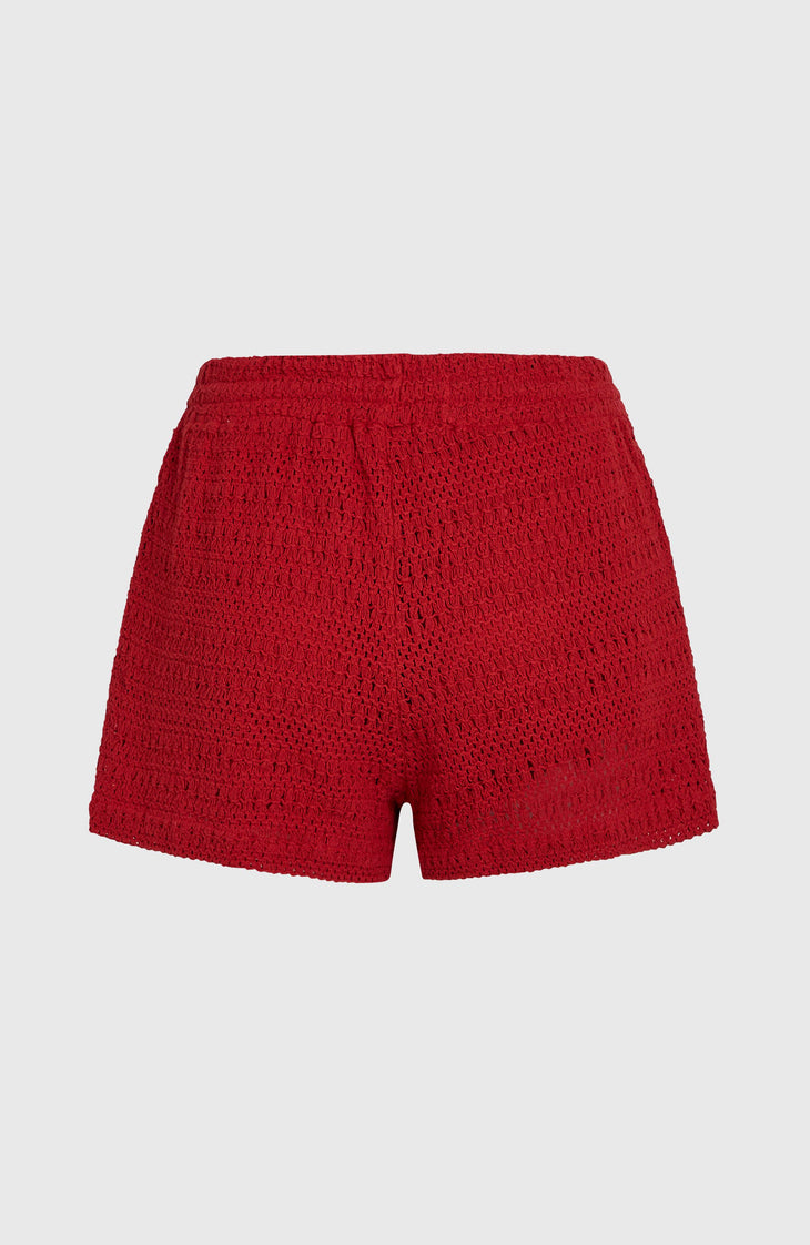 O'Riginals Crochet Shorts | Midnight Poppy