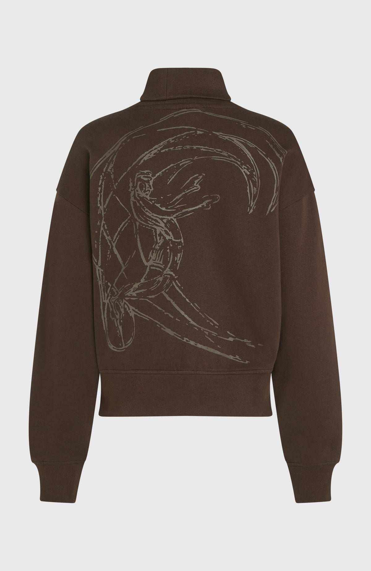 O'Riginals High-Neck Crew Sweatshirt | Coffee Bean
