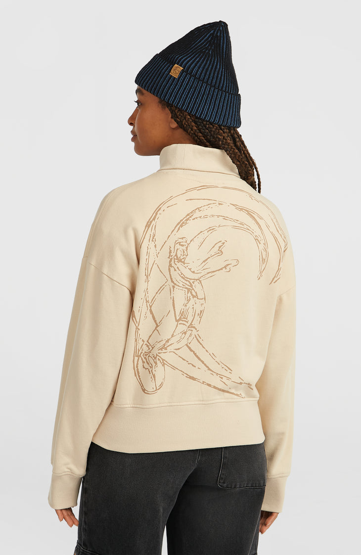O'Riginals High-Neck Crew Sweatshirt | Macaron