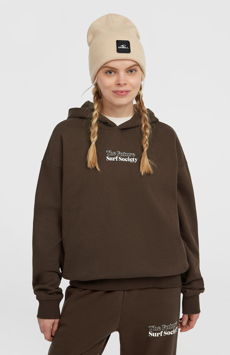 Future Surf Society Hoodie | Coffee Bean Future Surf Society Hoodie | Coffee Bean