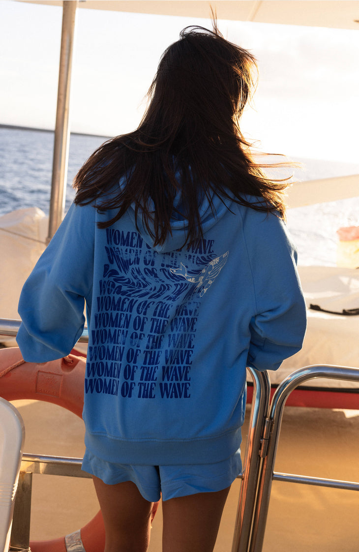 Women Of The Wave Hoodie | Blue Booth