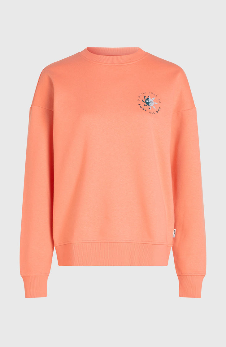 Summer Musthave Crewneck Sweatshirt | Funky Peach