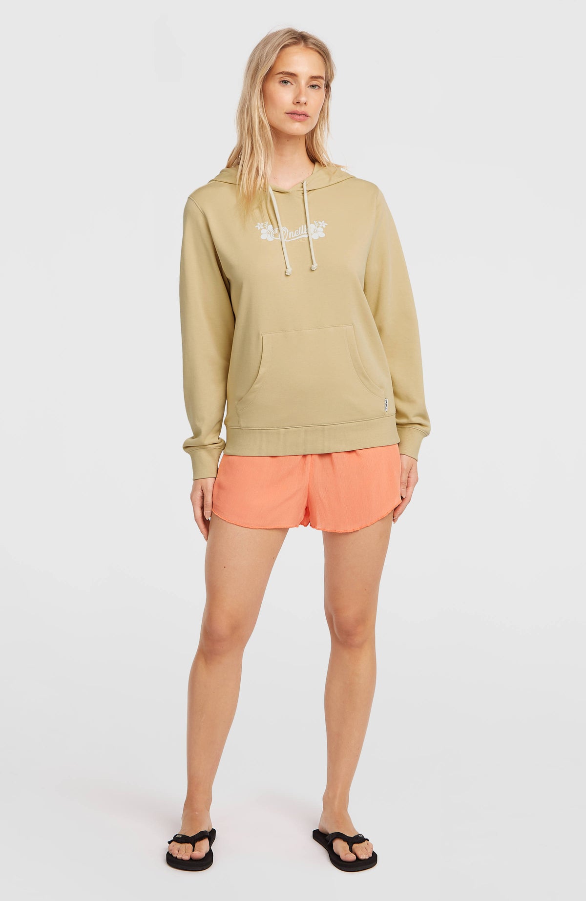 Essentials Script Hoodie | Cocoa Sand