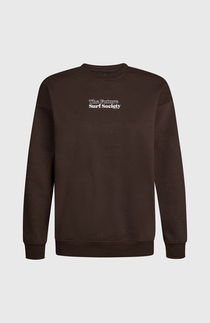 Future Surf Crew Sweatshirt | Coffee Bean