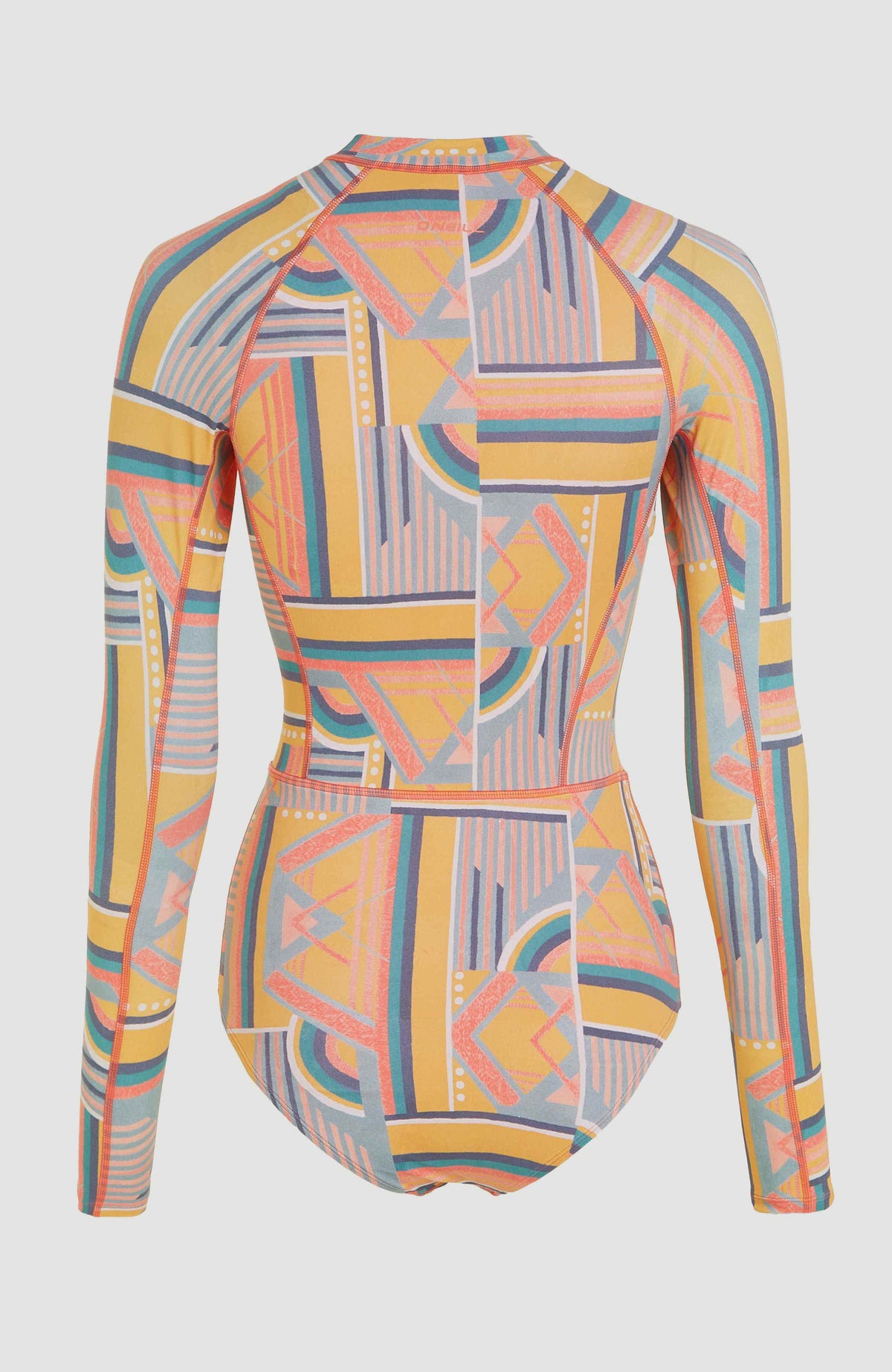 Women of the Wave Long Sleeve Surf Suit | Yellow Art Geo
