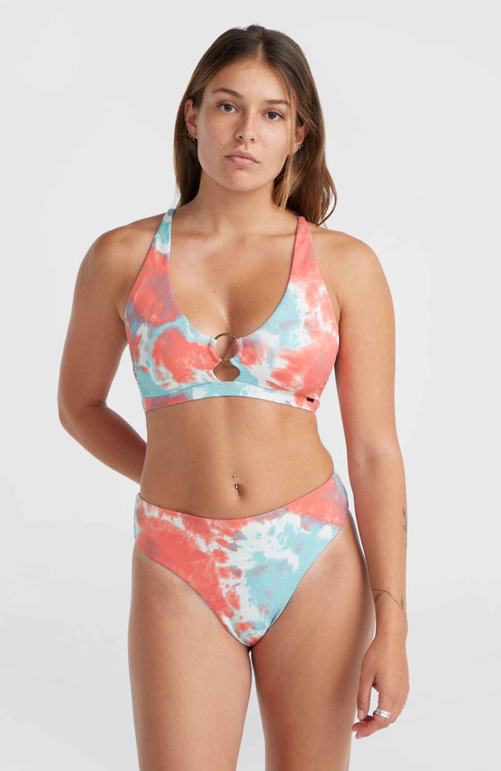 Lisala New Love Women Of The Wave Bikini Set | Pink Ice Cube Tie Dye