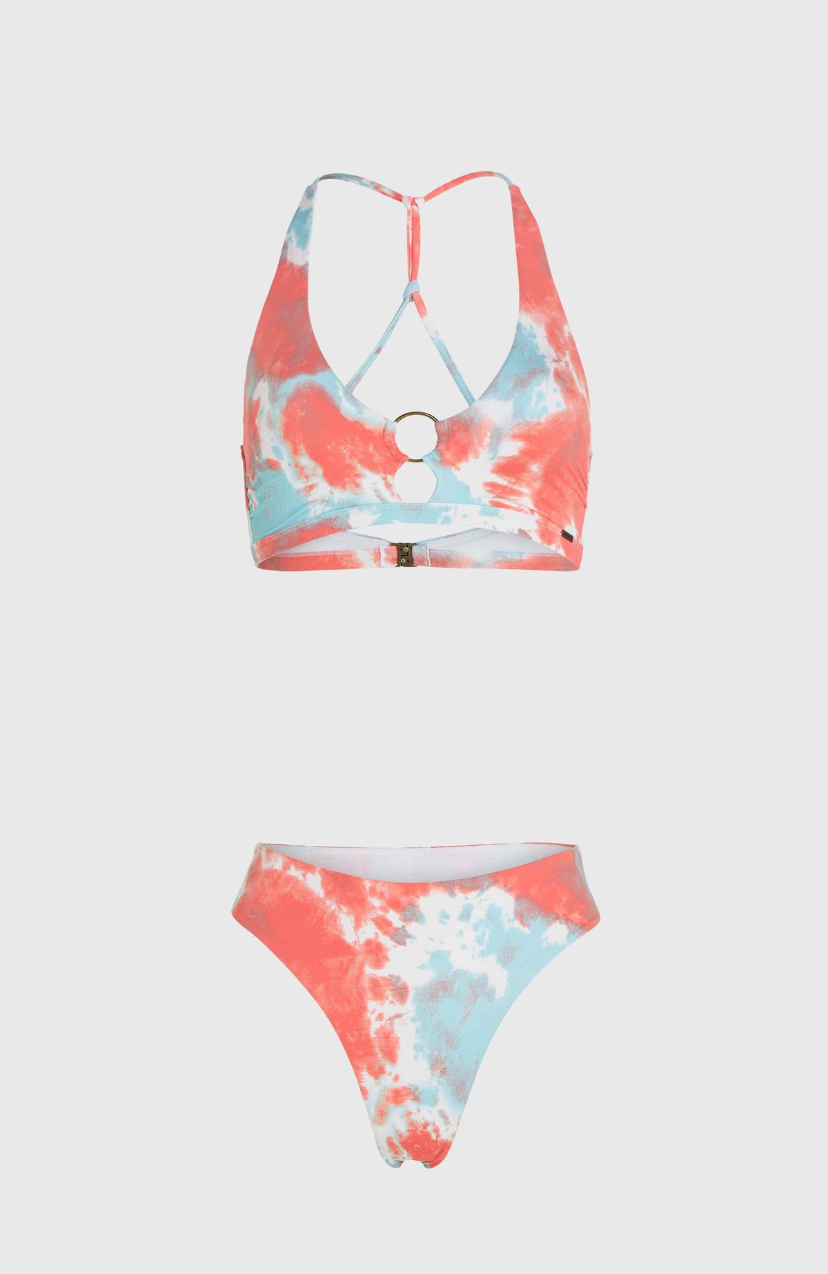 Lisala New Love Women Of The Wave Bikini Set | Pink Ice Cube Tie Dye