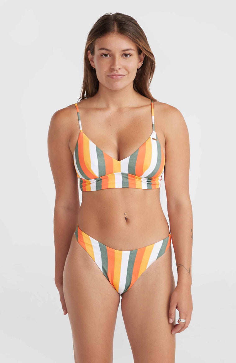 Wave Skye Bikini Set | Orange Multistripe Wave Skye Bikini Set | Orange Multistripe