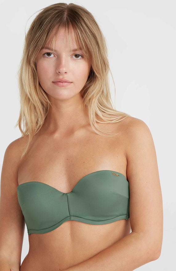 Knot Bandeau Matira Bikini Set | Yellow Animal Blur Knot Bandeau Matira Bikini Set | Yellow Animal Blur