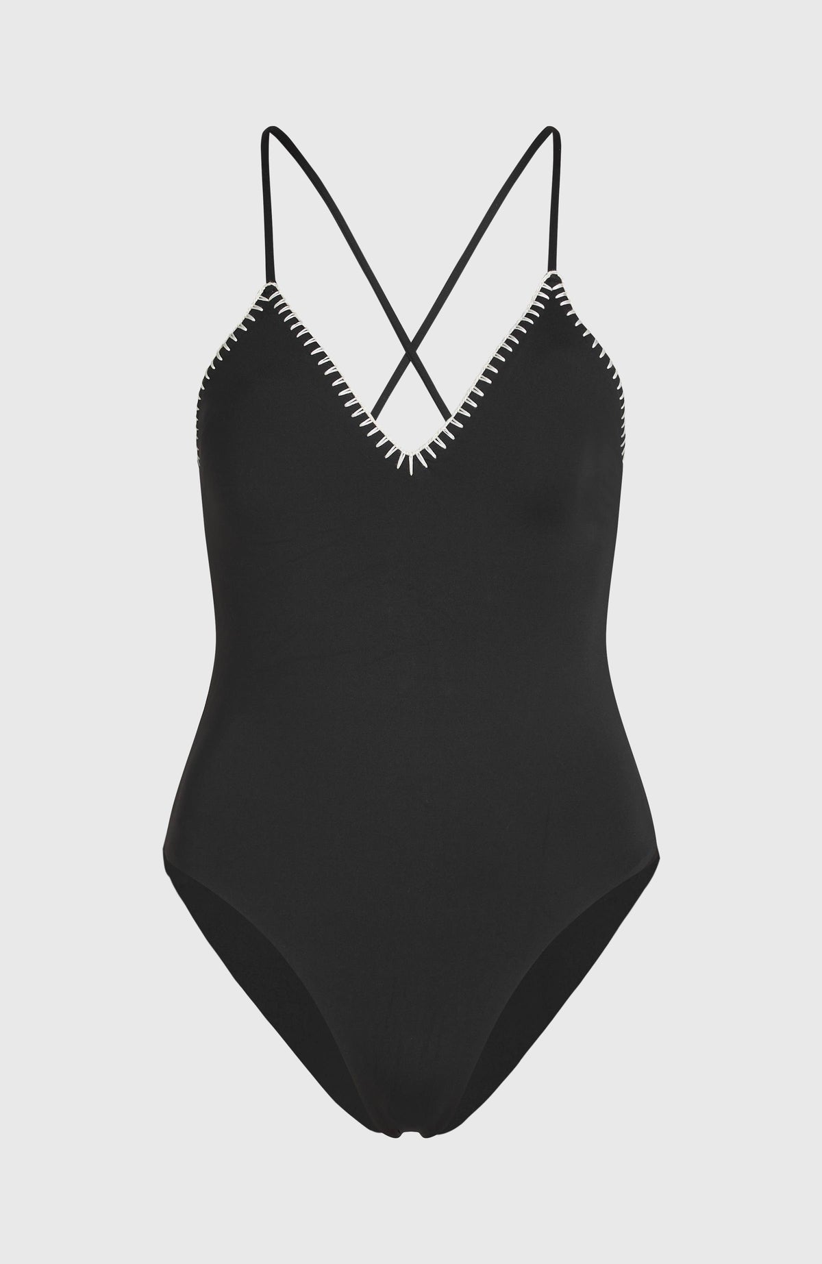 Saltwater Jaida Crochet Swimsuit | Black Out