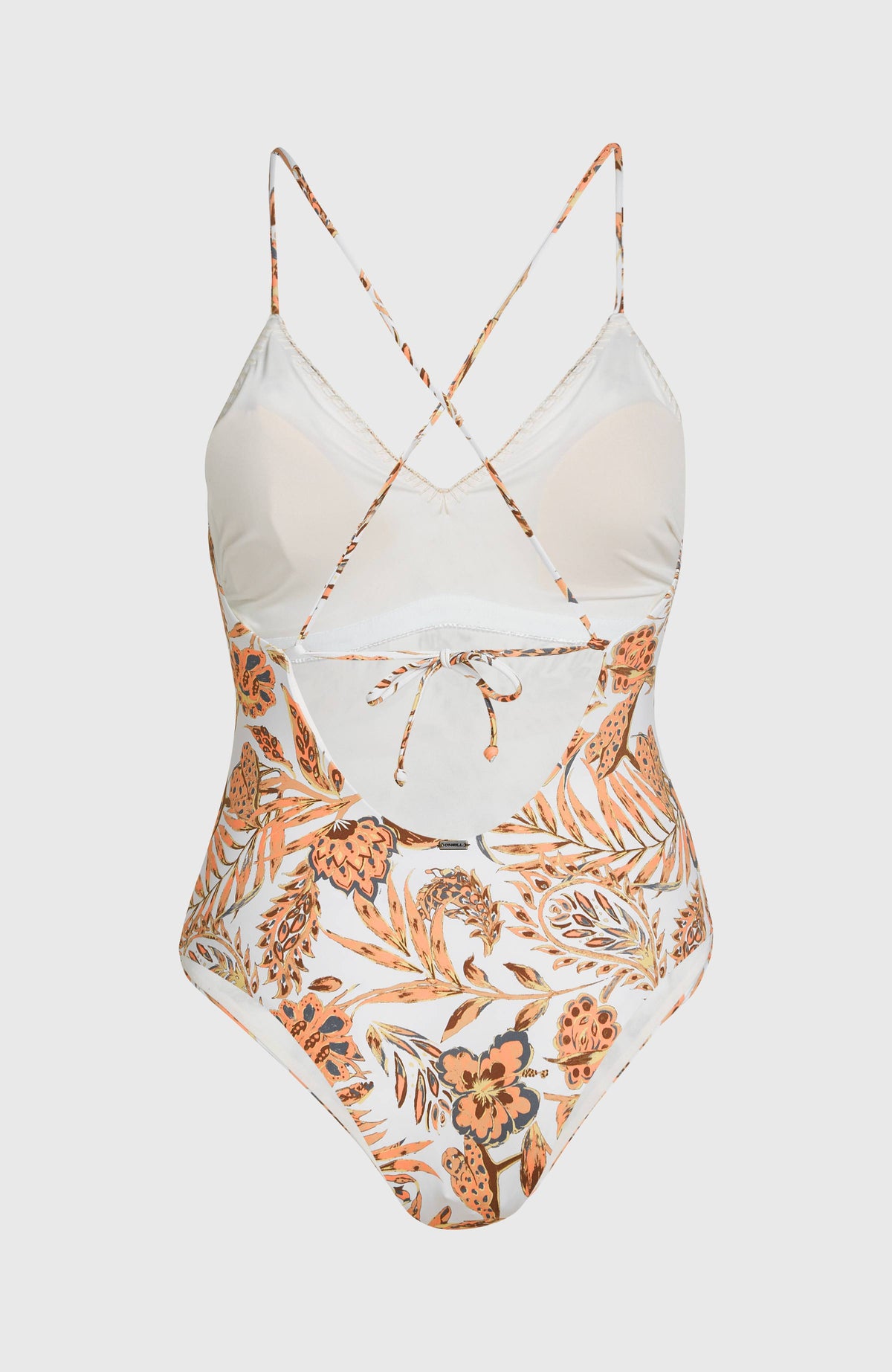 Saltwater Jaida Crochet Swimsuit | Orange Jungle Paisey