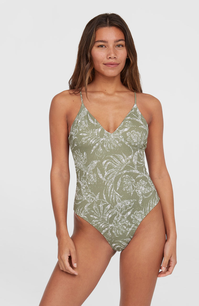 Jaida Swimsuit | Green Textured Jungle Jaida Swimsuit | Green Textured Jungle