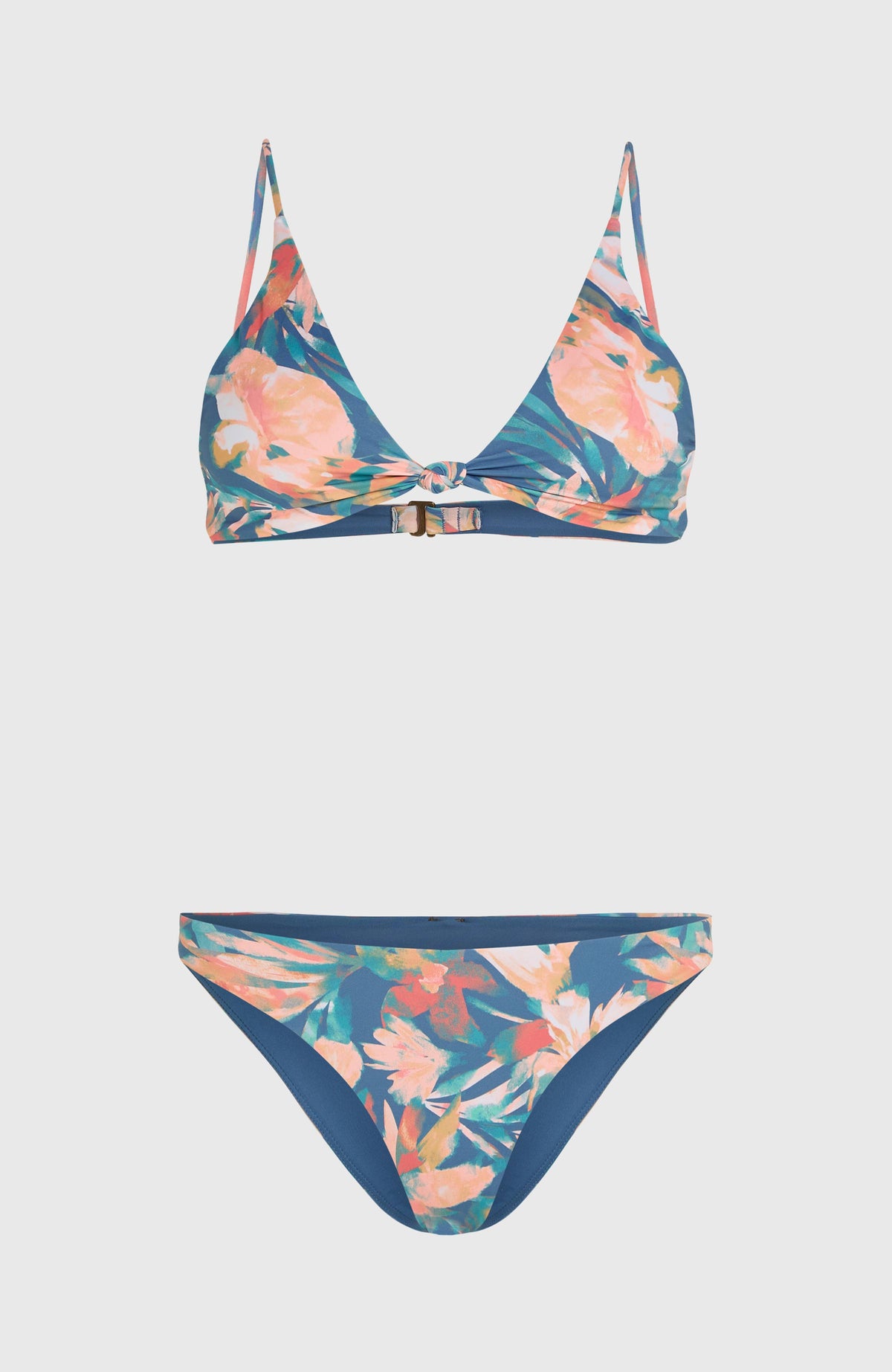 Pismo Flamenco Bikini Set | Blue Painted Tropics