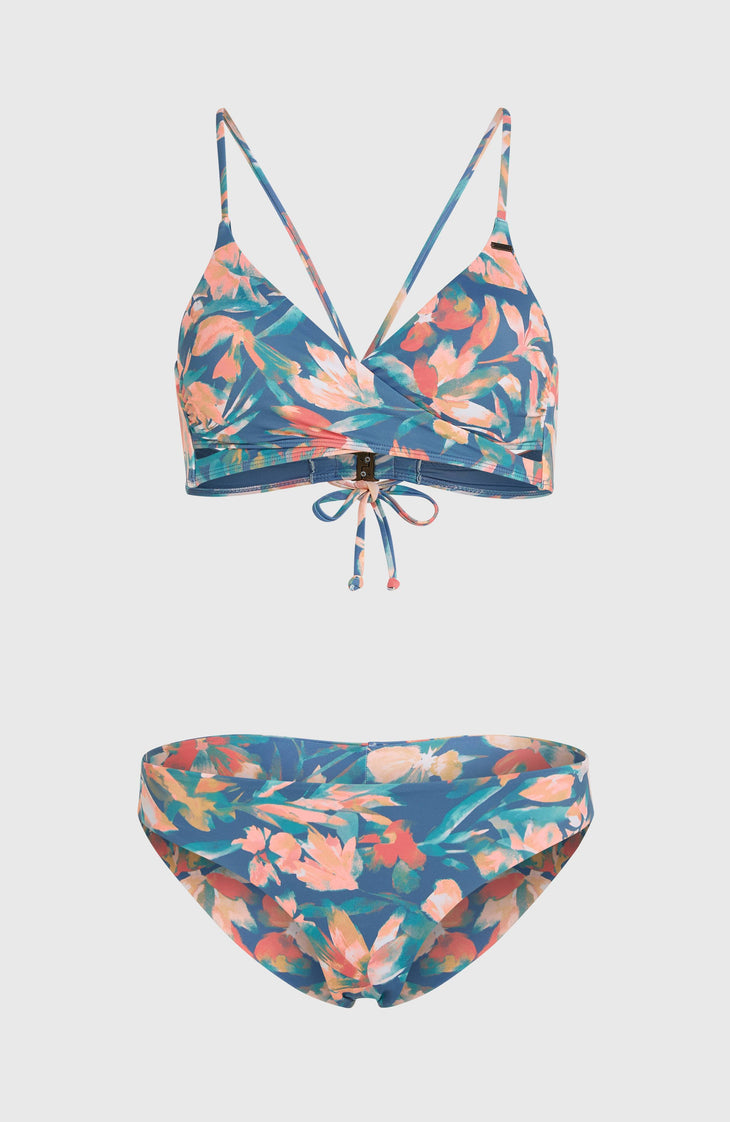 Essentials Baay Maoi Bikini Set | Blue Painted Tropics