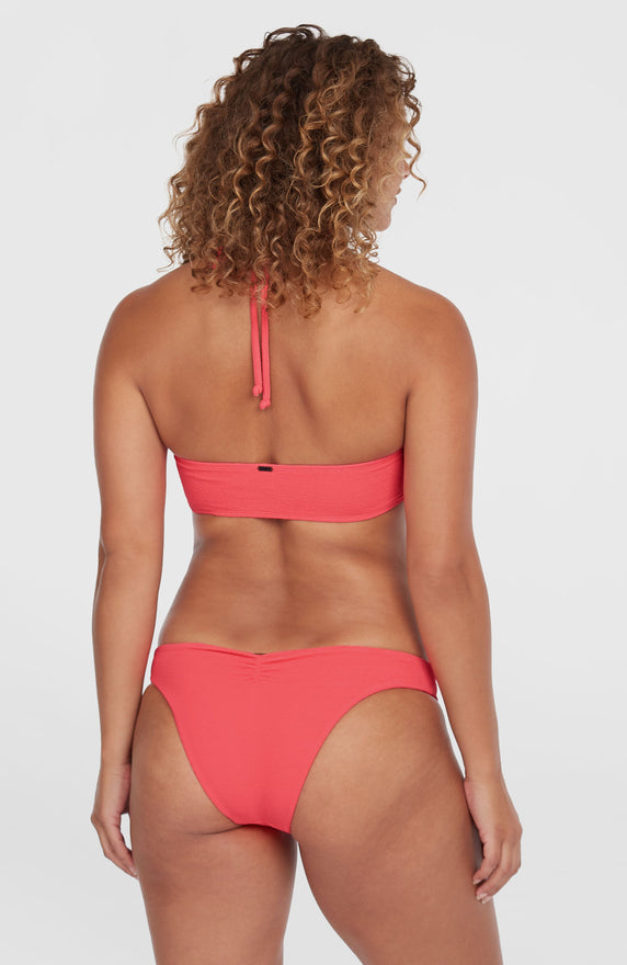 Knot Bandeau Matira Bikini Set | Yellow Animal Blur Knot Bandeau Matira Bikini Set | Yellow Animal Blur