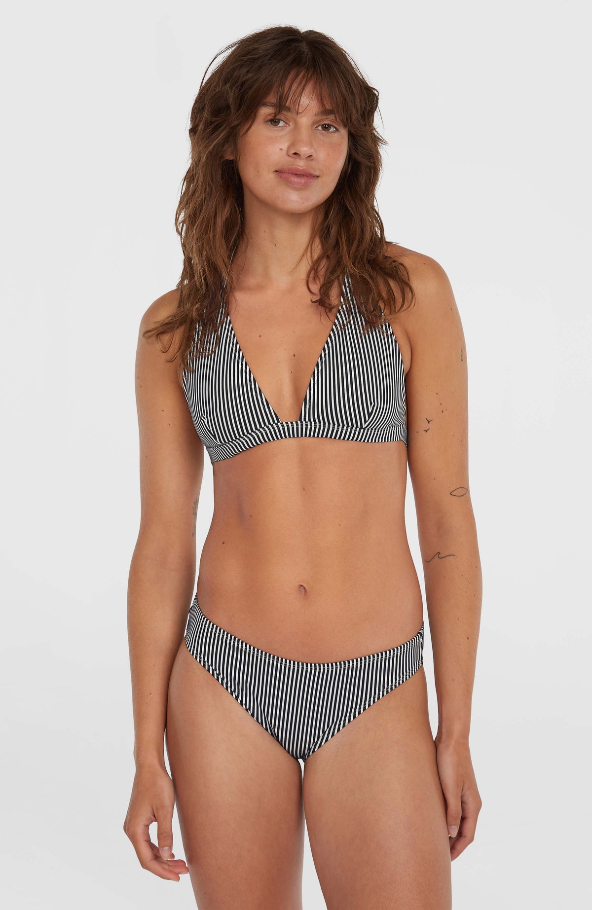 Essentials Marga Cruz Bikini Set | Black Simple Stripe