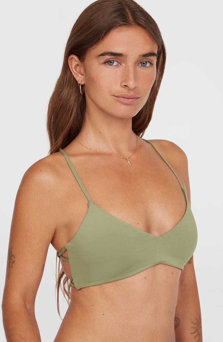 Huntington Bralette Bikini Top | Avery Fern
