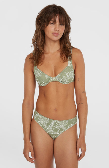 Saltwater Elsie Rita Bikini Set | Green Textured Jungle