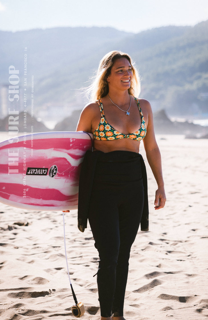 O'Riginals Bikini Set | Green Retro Flower