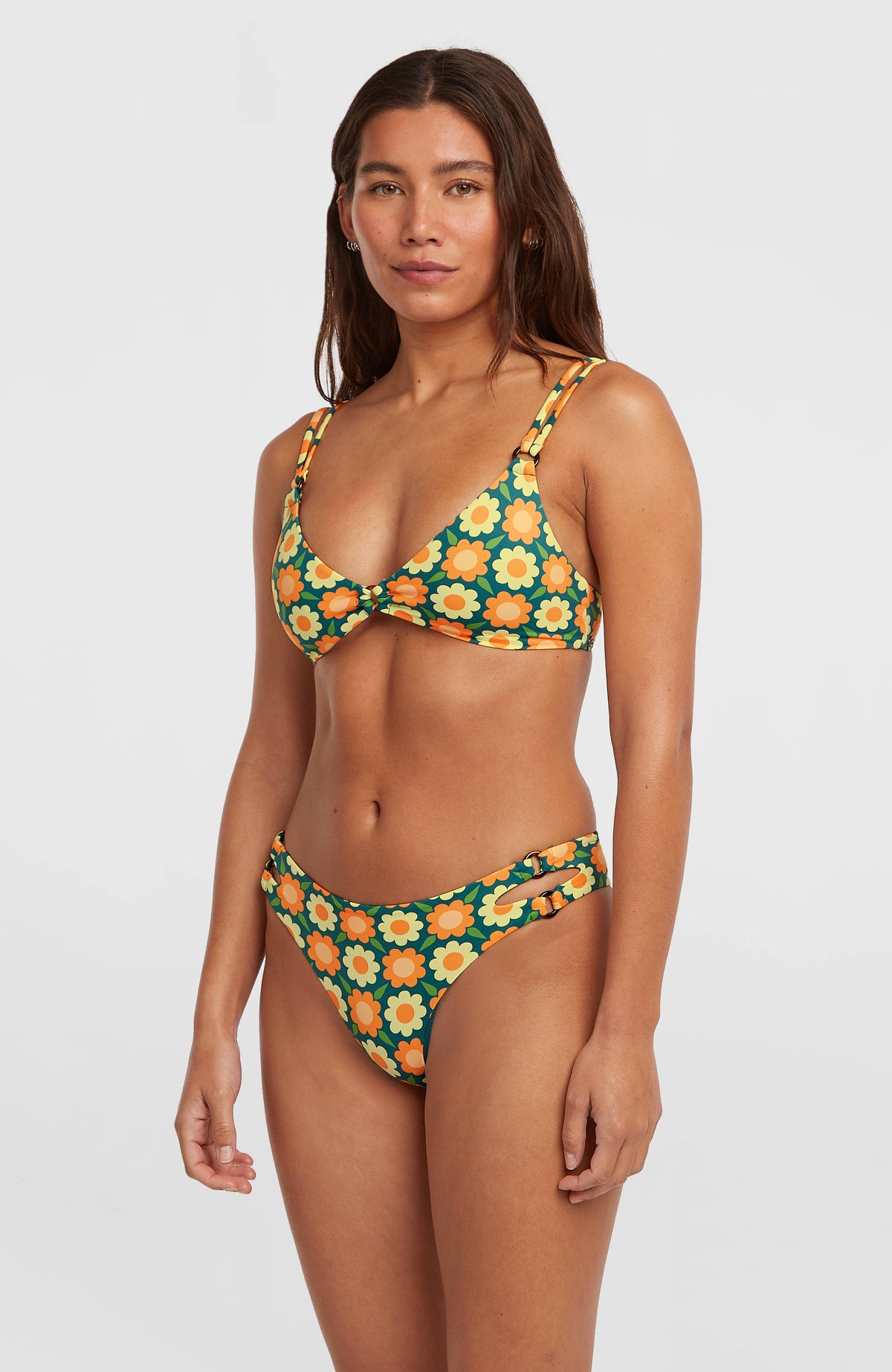 O'Riginals Bikini Set | Green Retro Flower