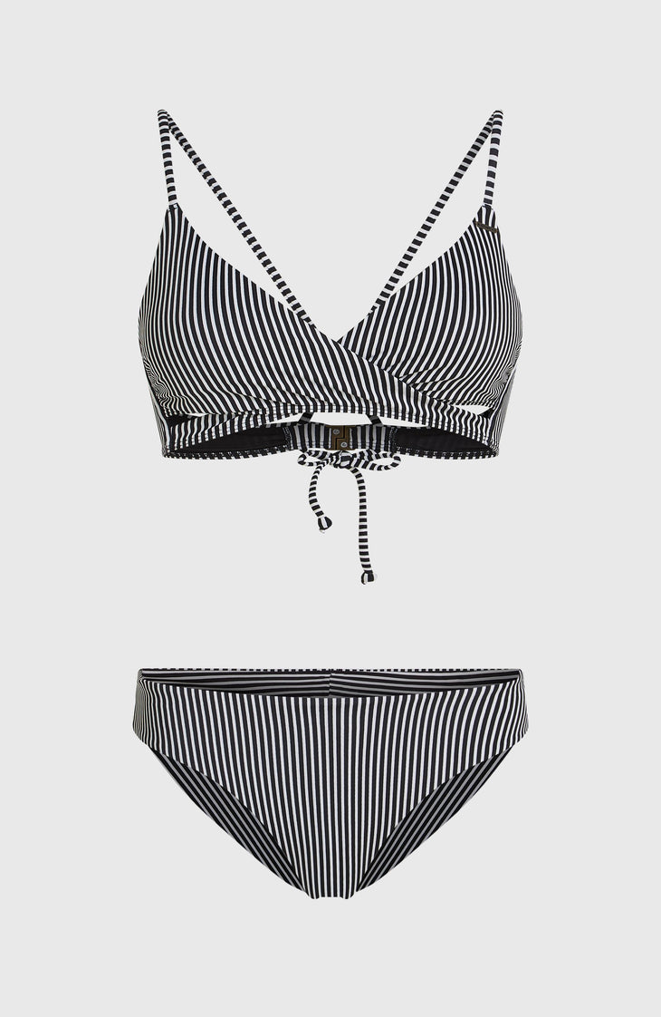 Essentials Baay Maoi Bikini Set | Black Micro Stripe