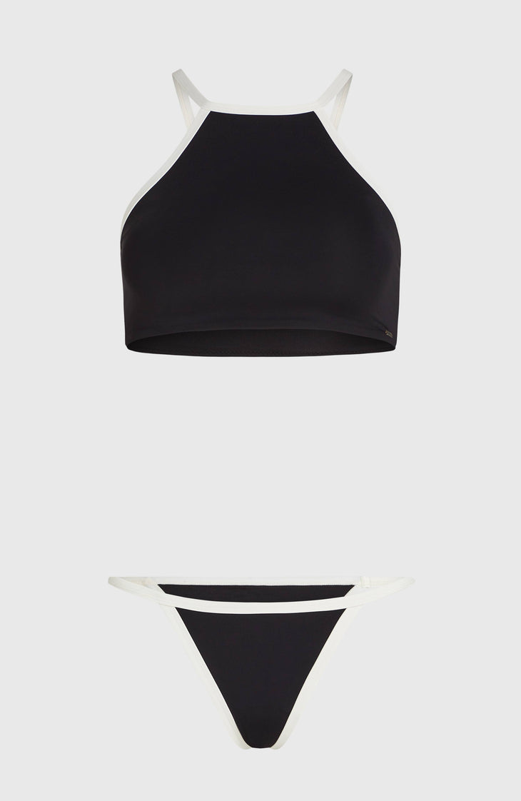 High-Neck Bikini Set | Black Out